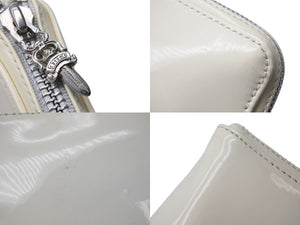 CHROME HEARTS クロムハーツ RECFZIP 3セメタリークロスパッチ マルチパッチ ラウンドジップ 長財布 美品 中古 4c070114