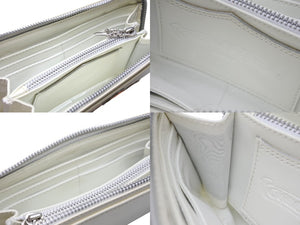CHROME HEARTS クロムハーツ RECFZIP 3セメタリークロスパッチ マルチパッチ ラウンドジップ 長財布 美品 中古 4c070114