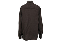Load image into Gallery viewer, MAX MARA マックスマーラ 長袖シャツ トップス 73136 イタリア製 麻・リネン ブラウン サイズ38 美品 中古 4c070124