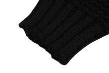 Load image into Gallery viewer, MAISON MARGIELA メゾンマルジェラ ルーズ ゲージ ニット ルーマニア製 ウール ポリアミド ブラック サイズM 美品 中古 4c070130