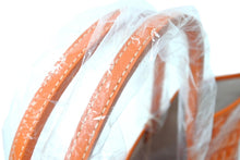 Load image into Gallery viewer, 新品未使用 GOYARD ゴヤール サンルイPM バッグ トートバッグ AMALOUISPM07 PVC レザー ヘリンボーン オレンジ 中古 4c070134