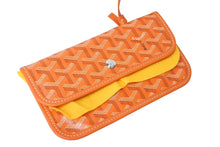 Load image into Gallery viewer, 新品未使用 GOYARD ゴヤール サンルイPM バッグ トートバッグ AMALOUISPM07 PVC レザー ヘリンボーン オレンジ 中古 4c070134