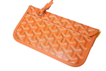 Load image into Gallery viewer, 新品未使用 GOYARD ゴヤール サンルイPM バッグ トートバッグ AMALOUISPM07 PVC レザー ヘリンボーン オレンジ 中古 4c070134