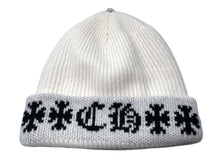 Load image into Gallery viewer, 新品未使用 CHROME HEARTS クロムハーツ ビーニー ニットキャップ BIG DADDY ビッグ ダディ カシミア ホワイト ワンサイズ 中古 4c070136