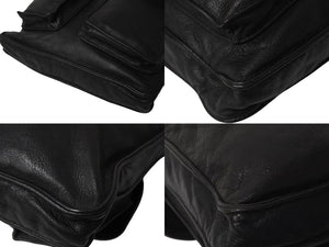 CHROME HEARTS クロムハーツ Fスリンガー ショルダーバッグ 1994/.925刻印 ダガージップ ブラック レザー シルバー925 美品 中古 4c070139