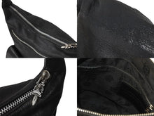 Load image into Gallery viewer, CHROME HEARTS クロムハーツ Fスリンガー ショルダーバッグ 1994/.925刻印 ダガージップ ブラック レザー シルバー925 美品 中古 4c070139