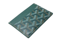 Load image into Gallery viewer, 新品未使用 GOYARD ゴヤール サンシュルピス カードケース STSULPPMLTY08CL08X PVC レザー グリーン ヘリンボーン 中古 4c070144