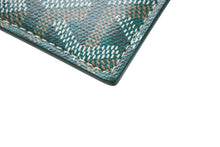 Load image into Gallery viewer, 新品未使用 GOYARD ゴヤール サンシュルピス カードケース STSULPPMLTY08CL08X PVC レザー グリーン ヘリンボーン 中古 4c070144