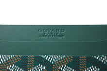 Load image into Gallery viewer, 新品未使用 GOYARD ゴヤール サンシュルピス カードケース STSULPPMLTY08CL08X PVC レザー グリーン ヘリンボーン 中古 4c070144