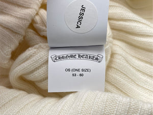 新品未使用 CHROME HEARTS クロムハーツ Mcmurphy Cashmere CHプラスパッチ ビーニー ニットキャップ カシミヤ ONE SIZE 中古 4c070148