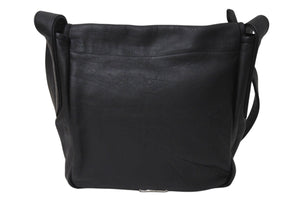 極美品 CHROME HEARTS クロムハーツ MAIL BAG メールバッグ ショルダーバッグ 2127-304-1540-9100 レザー シルバー925 中古 4c070151