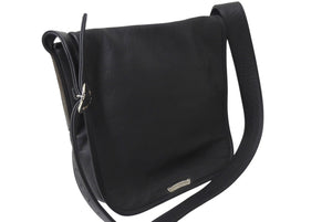 極美品 CHROME HEARTS クロムハーツ MAIL BAG メールバッグ ショルダーバッグ 2127-304-1540-9100 レザー シルバー925 中古 4c070151