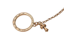 Load image into Gallery viewer, 極美品 CHROME HEARTS クロムハーツ リング ブレスレット ベラハディッド オーダー 16.7g ゴールド K22ゴールド ダイヤモンド 11号 ゴールド金具 中古 4c070162