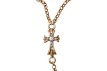 Load image into Gallery viewer, 極美品 CHROME HEARTS クロムハーツ リング ブレスレット ベラハディッド オーダー 16.7g ゴールド K22ゴールド ダイヤモンド 11号 ゴールド金具 中古 4c070162