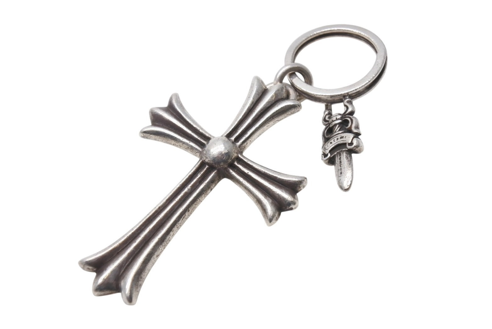 CHROME HEARTS クロムハーツ ラージCHクロス ♯5ダガーチャーム