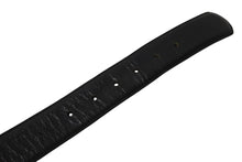 Load image into Gallery viewer, CHROME HEARTS クロムハーツ 1.5inch スクロールレーベルリベッツ ベルト ストラップ サイズ34 ブラック レザー シルバー925 良品 中古 4c070169