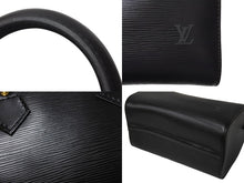 Load image into Gallery viewer, 極美品 LOUIS VUITTON ルイヴィトン スピーディ25 ハンドバッグ M59022 エピレザー ブラック ゴールド金具 中古 4c070184