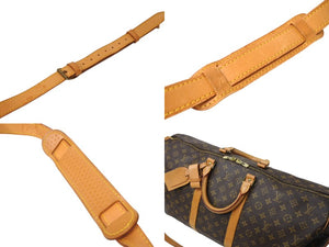 LOUIS VUITTON ルイヴィトン モノグラム キーポル55 ボストンバッグ M41414 ブラウン ロゴ ゴールド金具 美品 中古 4c070188