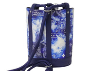 Load image into Gallery viewer, 極美品 LOUIS VUITTON ルイヴィトン モノグラム バンダナ キャンバス ランドネPM ブルー M20562 RFID 中古 4c070191