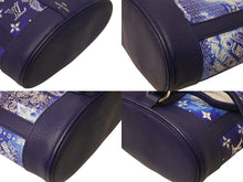 Load image into Gallery viewer, 極美品 LOUIS VUITTON ルイヴィトン モノグラム バンダナ キャンバス ランドネPM ブルー M20562 RFID 中古 4c070191