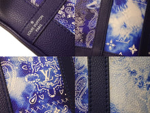 Load image into Gallery viewer, 極美品 LOUIS VUITTON ルイヴィトン モノグラム バンダナ キャンバス ランドネPM ブルー M20562 RFID 中古 4c070191