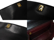 Load image into Gallery viewer, 極美品 CHANEL シャネル ケリー型 マトラッセ ハンドバッグ スモール 4番台 ラムレザー ブラック ゴールド金具 中古 4c070194
