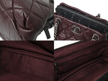 Load image into Gallery viewer, 極美品 CHANEL シャネル マトラッセ ココマーク 2way ハンドバッグ チェーンショルダーバッグ 18番台 ワインレッド ブラック 中古 4c070197