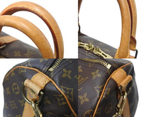 Load image into Gallery viewer, LOUIS VUITTON ルイヴィトン モノグラム キーポル55 ボストンバッグ ブラウン ロゴ ゴールド金具 M41414 美品 中古 4c070198