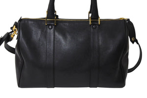 極美品 CHANEL シャネル ボストンバッグ キャビアスキン 4番台 ゴールド金具 2WAY ココマーク 中古 4c070215
