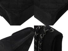 Load image into Gallery viewer, CHANEL シャネル チェーンショルダーバッグ 2番台 デカココ ココマーク キルティング スウェード 刺繍 美品 中古 4c070221
