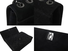 Load image into Gallery viewer, CHANEL シャネル チェーンショルダーバッグ 2番台 デカココ ココマーク キルティング スウェード 刺繍 美品 中古 4c070221