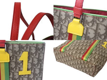 Load image into Gallery viewer, 極美品 CHRISTIAN DIOR クリスチャンディオール ラスタライン トロッター トートバッグ 11-MA-0034 ベージュ ラスタカラー 中古 4c070228