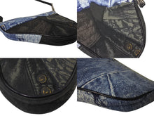 Load image into Gallery viewer, ChristianDior クリスチャンディオール デニムサドルポーチ ショルダーバッグ BO B 0071 シルバー 美品 中古 4c070232
