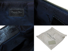 Load image into Gallery viewer, ChristianDior クリスチャンディオール デニムサドルポーチ ショルダーバッグ BO B 0071 シルバー 美品 中古 4c070232