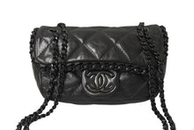 Load image into Gallery viewer, 極美品 CHANEL シャネル ミニチェーンショルダーバッグ ココマーク SS 2010 14番台 ラムスキン グレー ガンメタ金具 中古 4c070240