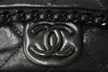 Load image into Gallery viewer, 極美品 CHANEL シャネル ミニチェーンショルダーバッグ ココマーク SS 2010 14番台 ラムスキン グレー ガンメタ金具 中古 4c070240