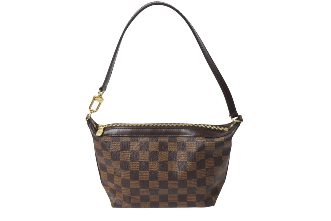 LOUIS VUITTON ルイヴィトン ショルダーバッグ N51996 ダミエ エベヌ イロヴォPM PVC レザー ブラウン 美品 中古 4c070248