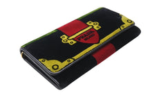 Load image into Gallery viewer, PRADA プラダ カイエ ベルベット 二つ折り長財布 ロングウォレット VELLTO RICAMO ベロア マルチカラー 美品 中古 4c070252