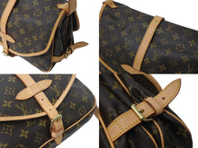 Load image into Gallery viewer, 極美品 LOUIS VUITTON ルイヴィトン ソミュール30 ショルダーバッグ ブラウン モノグラム ロゴ 斜めがけ M42256 中古 4c070255