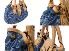 Load image into Gallery viewer, 極美品 LOUIS VUITTON ルイヴィトン モノグラムデニム プリ―ティ ハンドバッグ ブルー ゴールド金具 M95020 中古 4c070257
