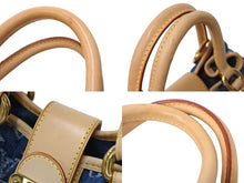 Load image into Gallery viewer, 極美品 LOUIS VUITTON ルイヴィトン モノグラムデニム プリ―ティ ハンドバッグ ブルー ゴールド金具 M95020 中古 4c070257