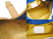 Load image into Gallery viewer, 極美品 LOUIS VUITTON ルイヴィトン モノグラムデニム プリ―ティ ハンドバッグ ブルー ゴールド金具 M95020 中古 4c070257