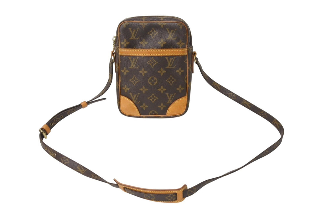 LOUIS VUITTON ルイヴィトン モノグラム ダヌーブ ショルダーバッグ M45266 ゴールド金具 ロゴ 良品 中古 4c070259