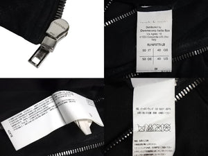 RICK OWENS リックオウエンス 16AW ボンバージャケット RU16F6775 レザー ブラック サイズ40 美品 中古 4c070275