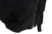 Load image into Gallery viewer, RICK OWENS リックオウエンス 16AW ボンバージャケット RU16F6775 レザー ブラック サイズ40 美品 中古 4c070275