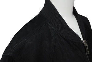 RICK OWENS リックオウエンス 16AW ボンバージャケット RU16F6775 レザー ブラック サイズ40 美品 中古 4c070275
