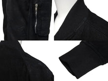 Load image into Gallery viewer, RICK OWENS リックオウエンス 16AW ボンバージャケット RU16F6775 レザー ブラック サイズ40 美品 中古 4c070275