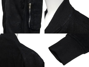 RICK OWENS リックオウエンス 16AW ボンバージャケット RU16F6775 レザー ブラック サイズ40 美品 中古 4c070275