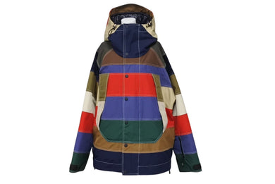 MONCLER モンクレール Chetoz Striped Down Jacket ダウンジャケット F20971B51500 サイズ1 マルチカラー ナイロン 美品 中古 4c070282