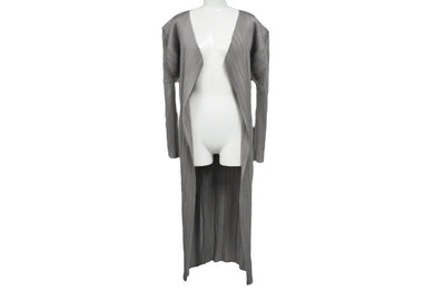 極美品 PLEATS PLEASE ISSEY MIYAKE プリーツプリーズ イッセイミヤケ ワンピース PP04-JH617 グレー サイズ3 中古 4c070285
